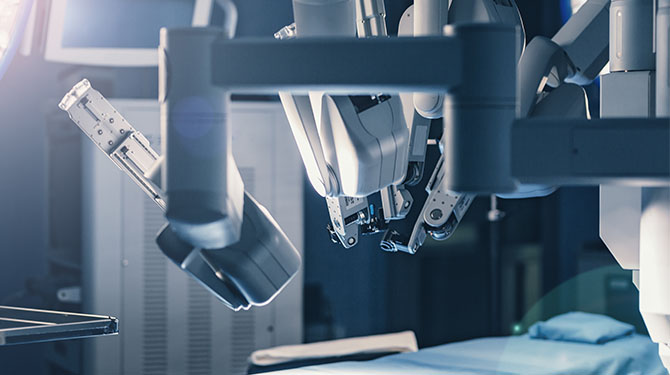 Robotic-assisted hip replacement